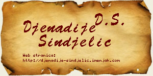 Đenadije Sinđelić vizit kartica